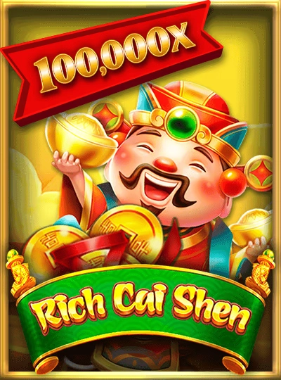 Slot game cover with golden theme